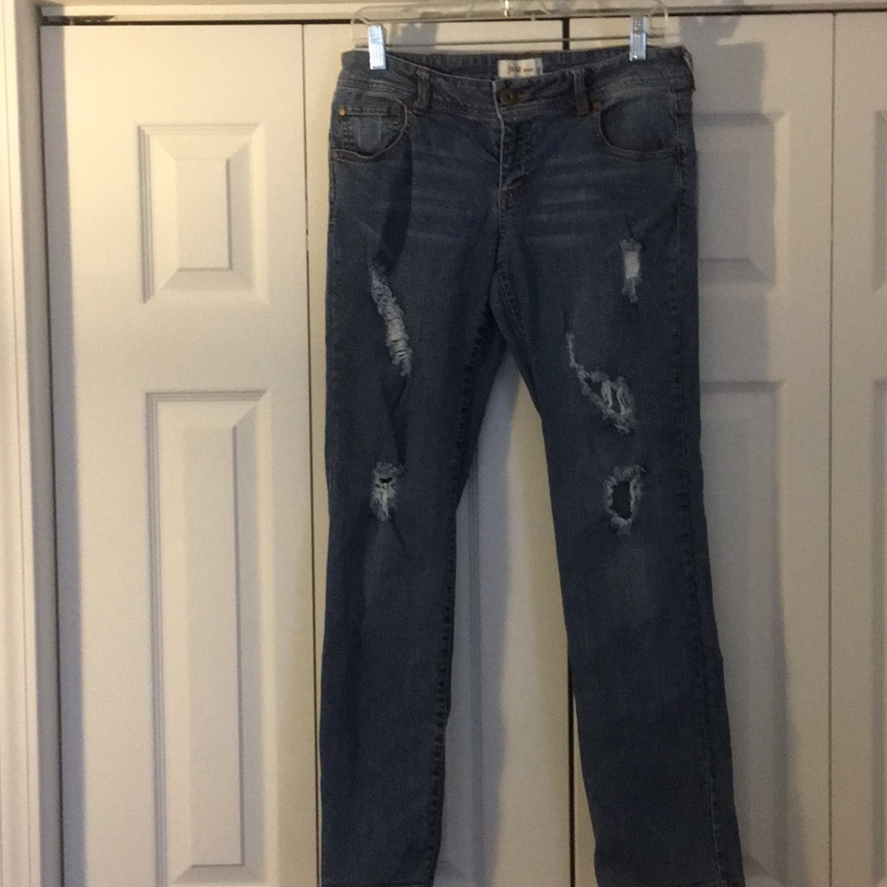 Jake distressed denim jeans